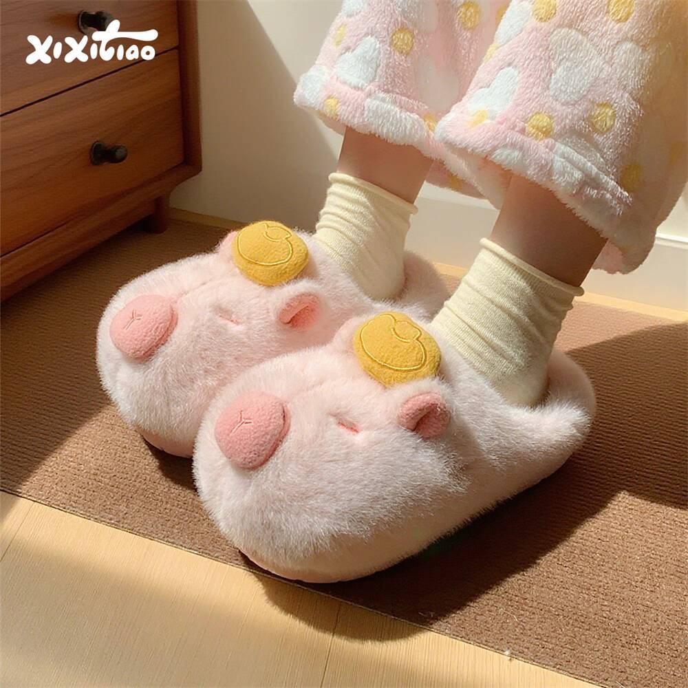 Winter Cloth - Pantoufles d'hiver en coton pour femmes,