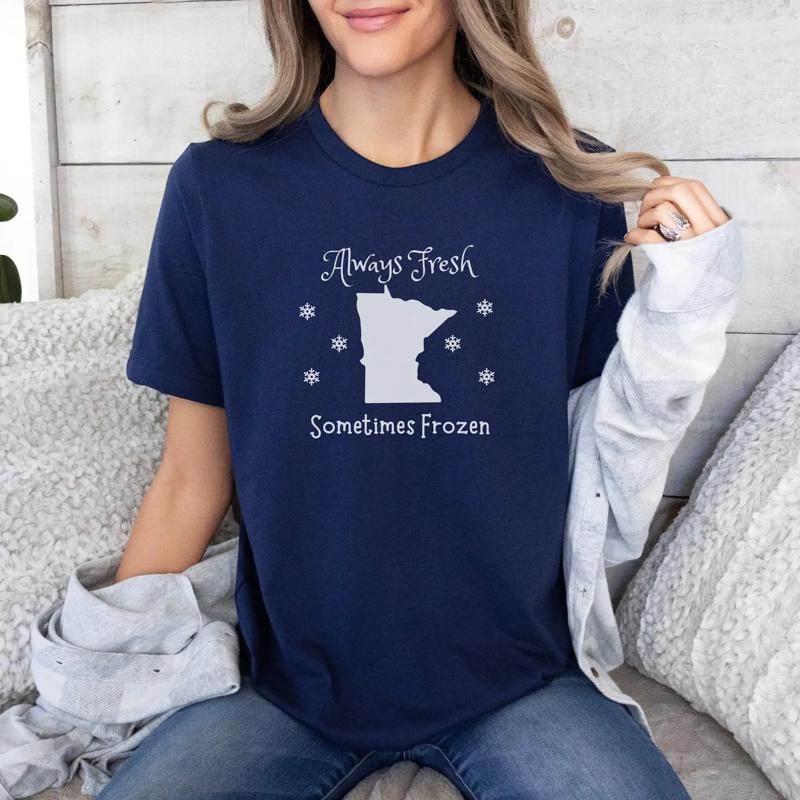 Winter Clothing Ideas - T-shirt drôle du Minnesota, idée de