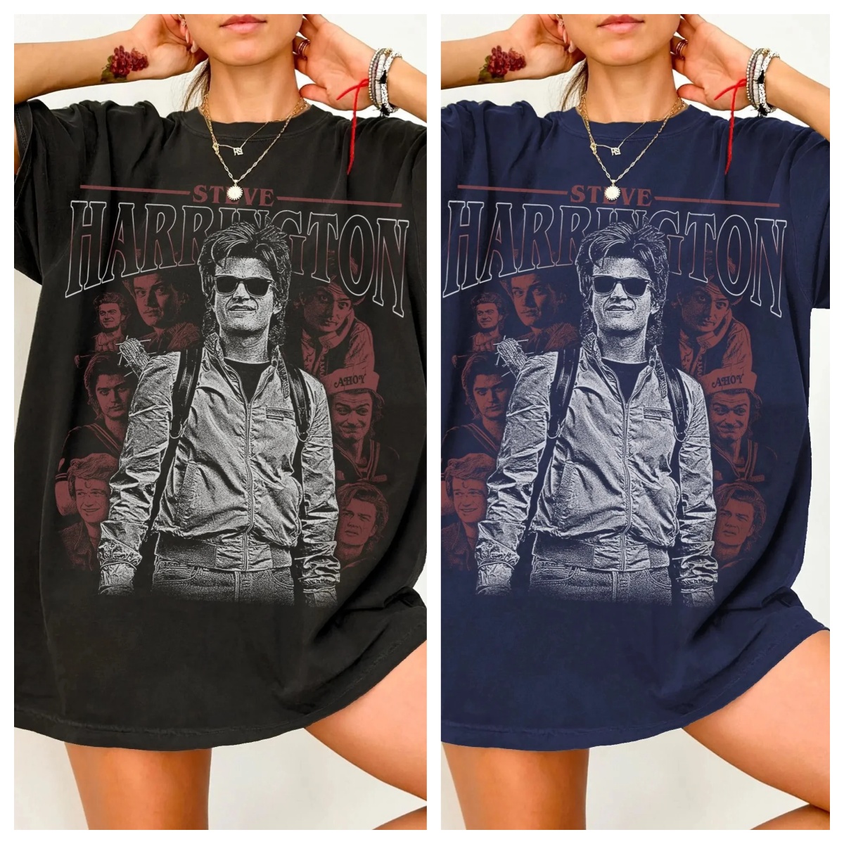 Winter Clothing Gif - T-shirt unisexe Steve Harrington, t-shirt graphique,