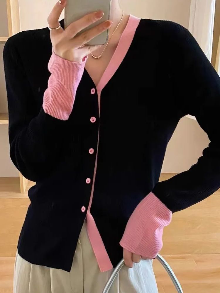 Winter Clothing Girls - Cardigan en tricot pour filles, pull