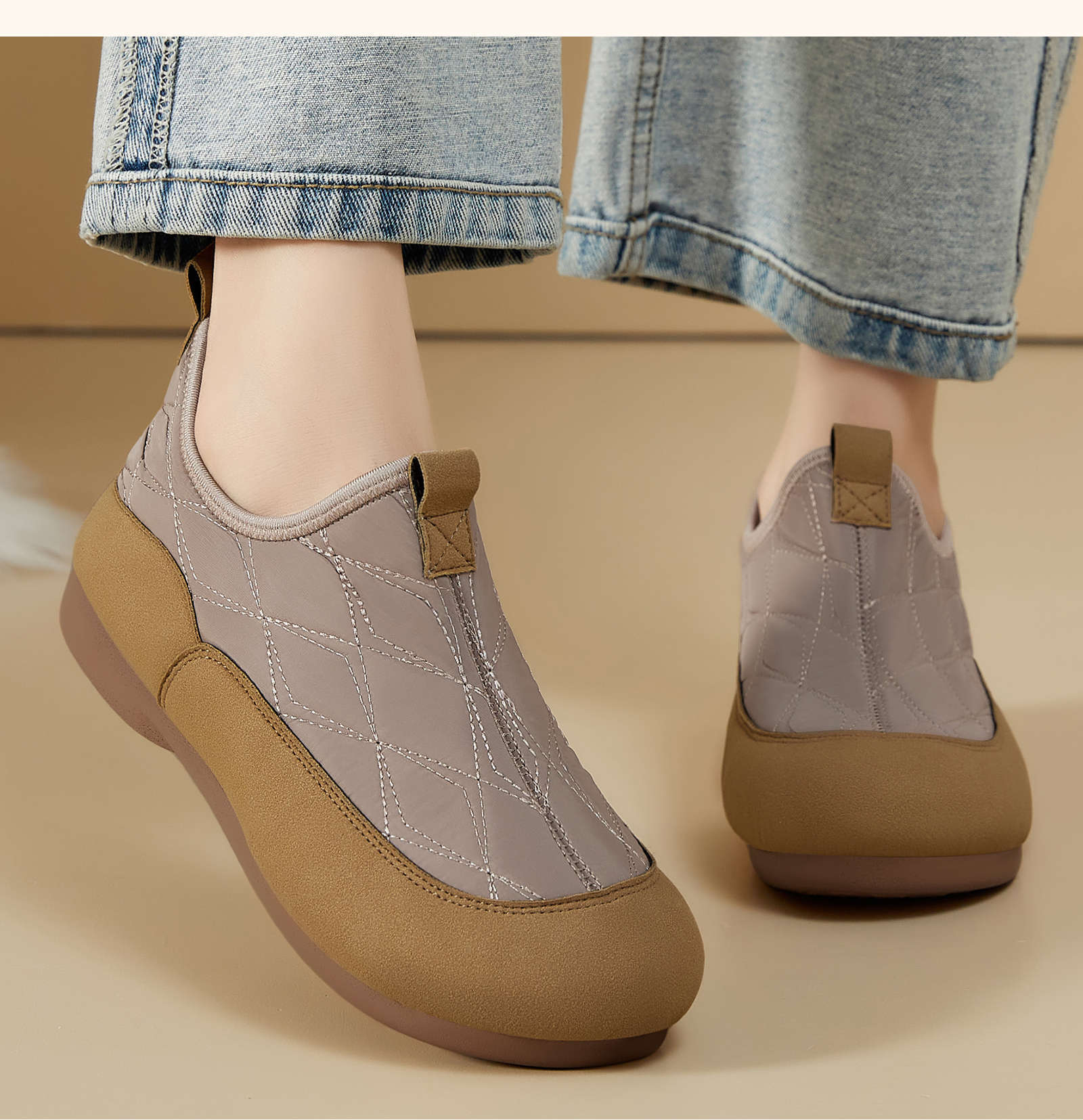 Winter Cloth - Chaussures d'hiver chaudes pour femmes, doublées