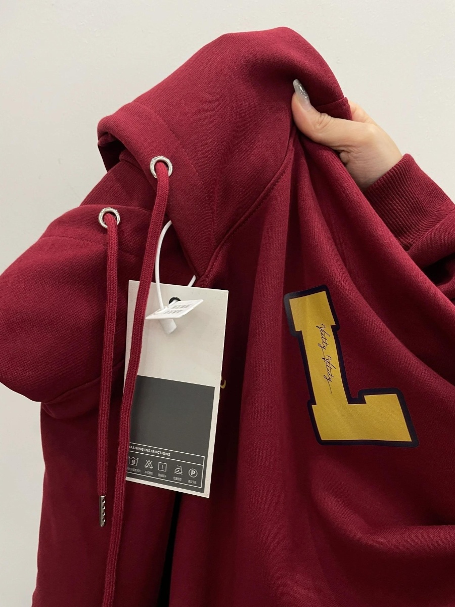 Winter Clothing Outlet - Sweat-shirt à capuche rétro style américain,