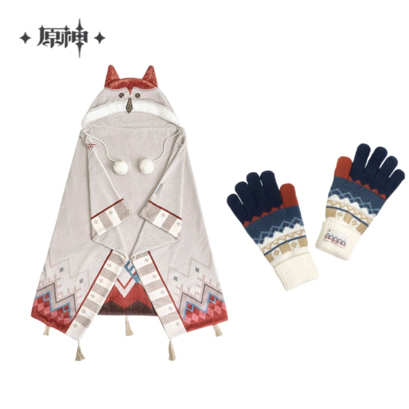 Winter Clothing Articles - Couverture-châle à thème Alyosha de Genshin