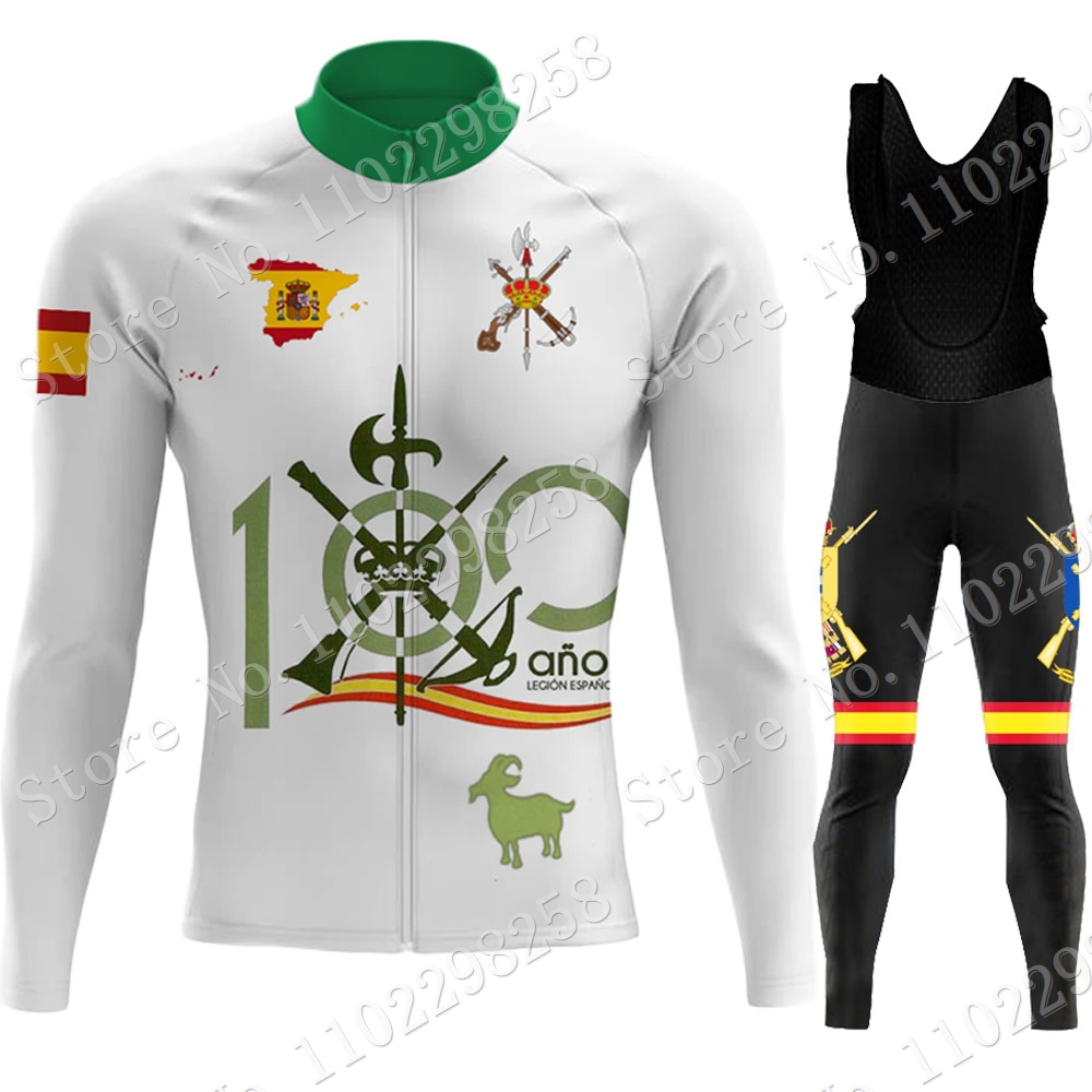 Winter Clothing In Spanish - Ensemble de maillot de cyclisme d'hiver