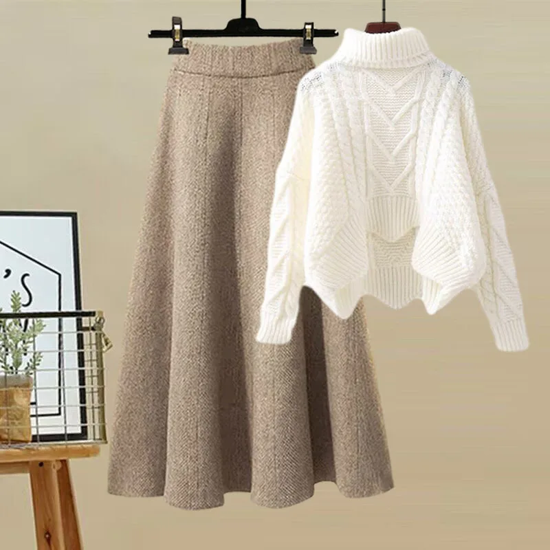Ensemble pull en tricot à col  - Winter Clothing Sale avis et prix