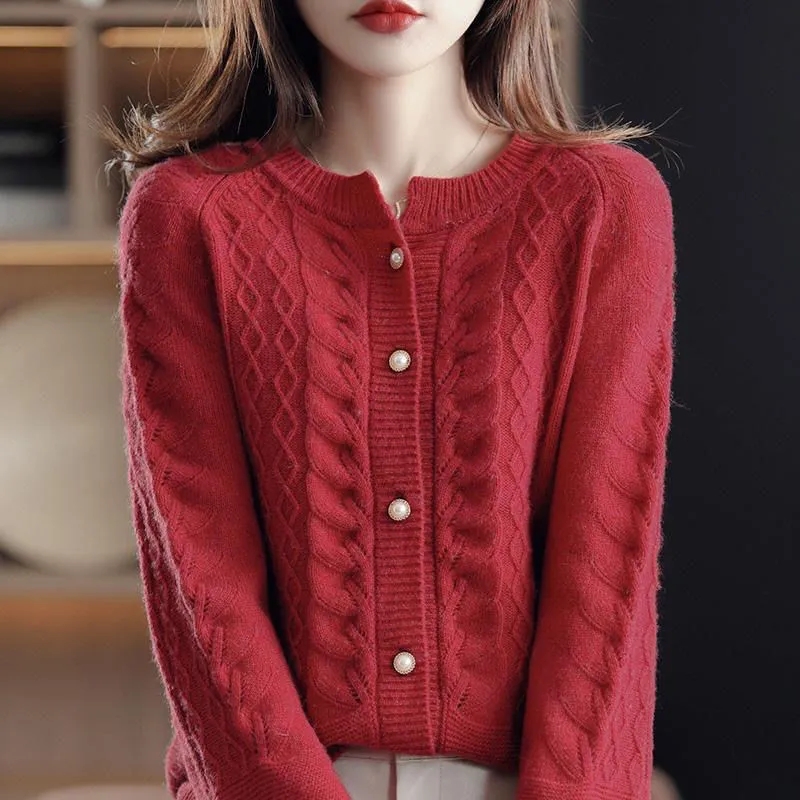Cardigan en tricot vintage pou - Winter Clothing Trends 2026 avis et prix