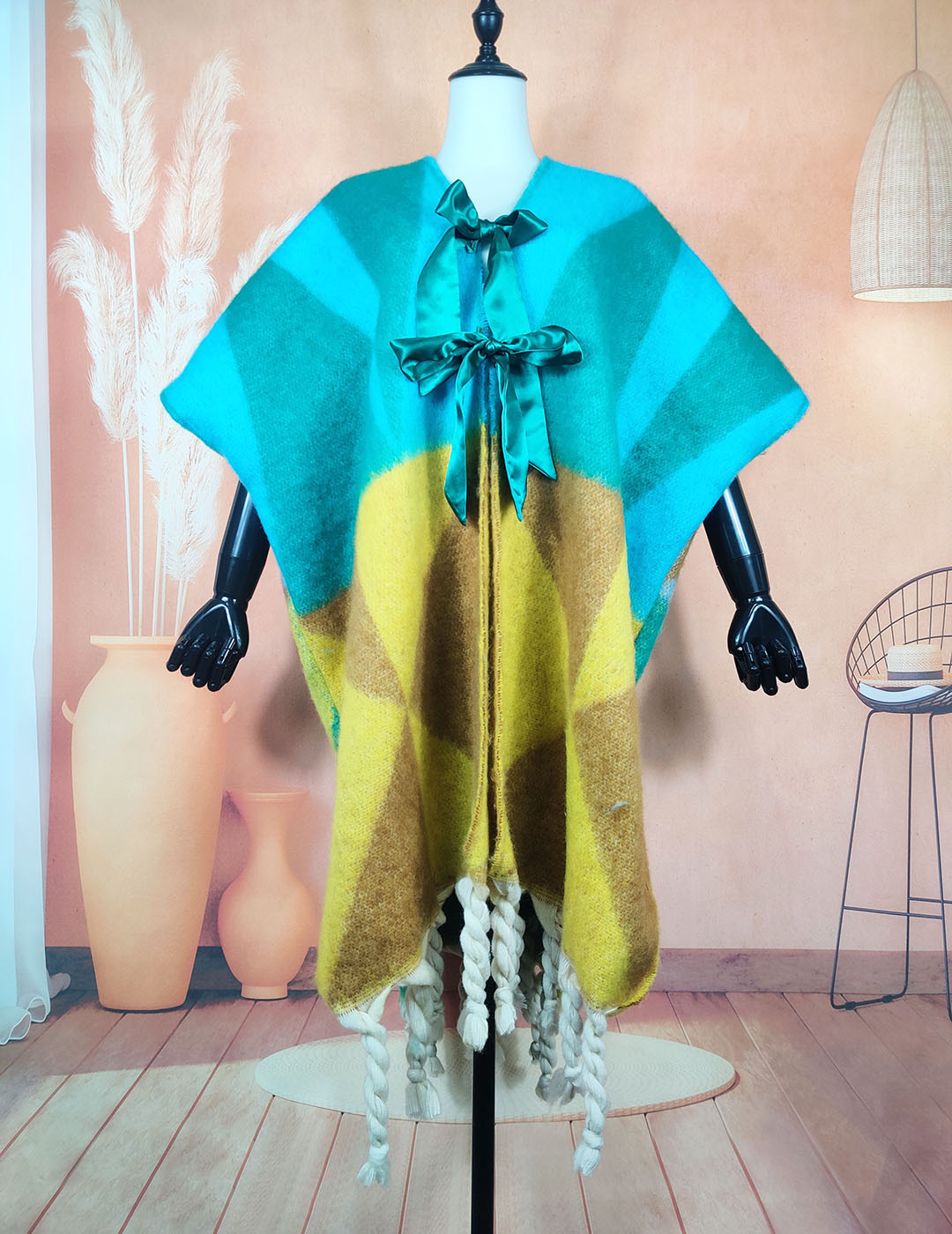 Manteau à franges imprimé pour - Winter Clothing Outlet avis et prix