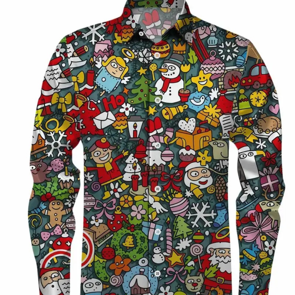 Chemise imprimée de noël à man - Winter Clothing Ideas avis et prix