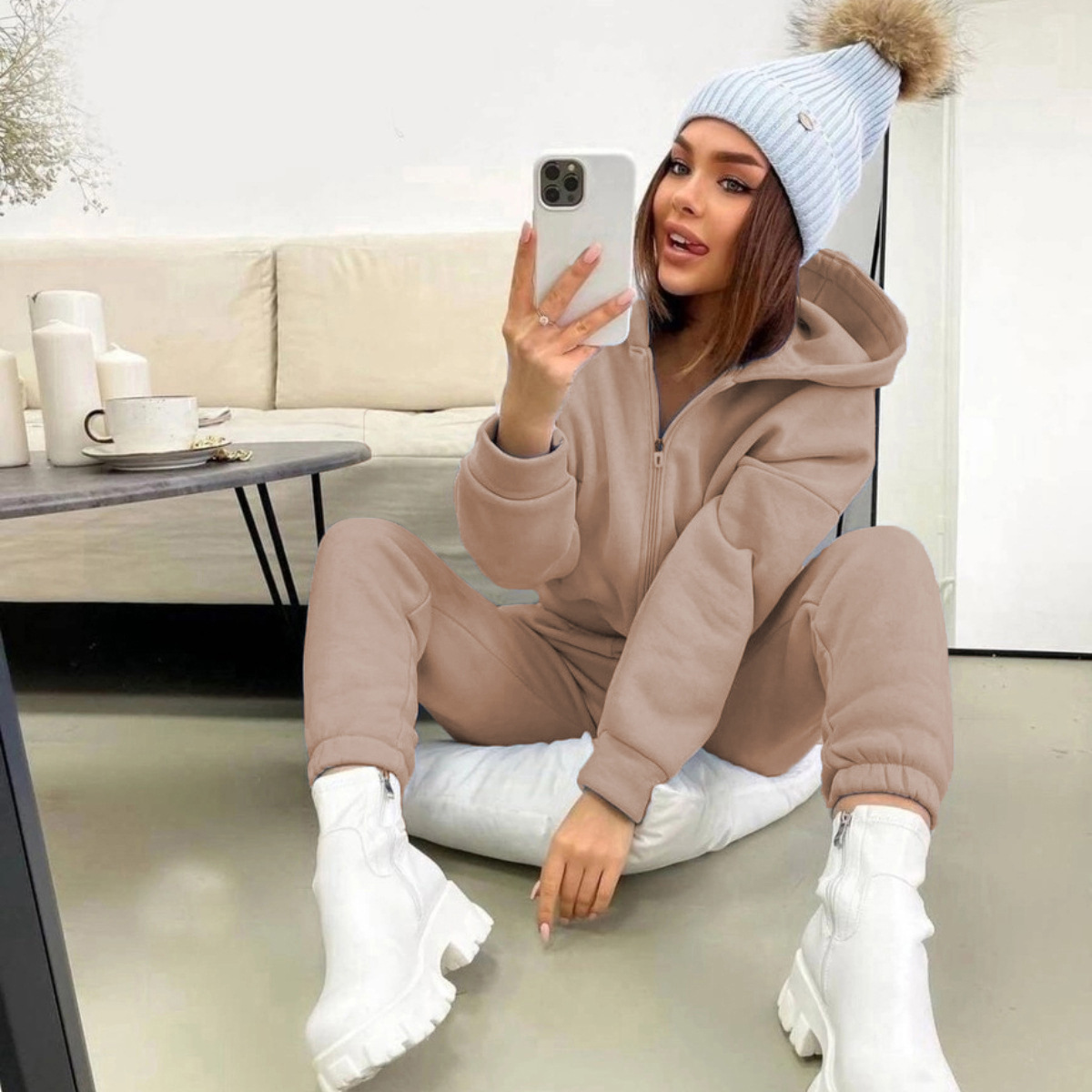 Survêtement à capuche zippé po - Winter Clothing Sale avis et prix