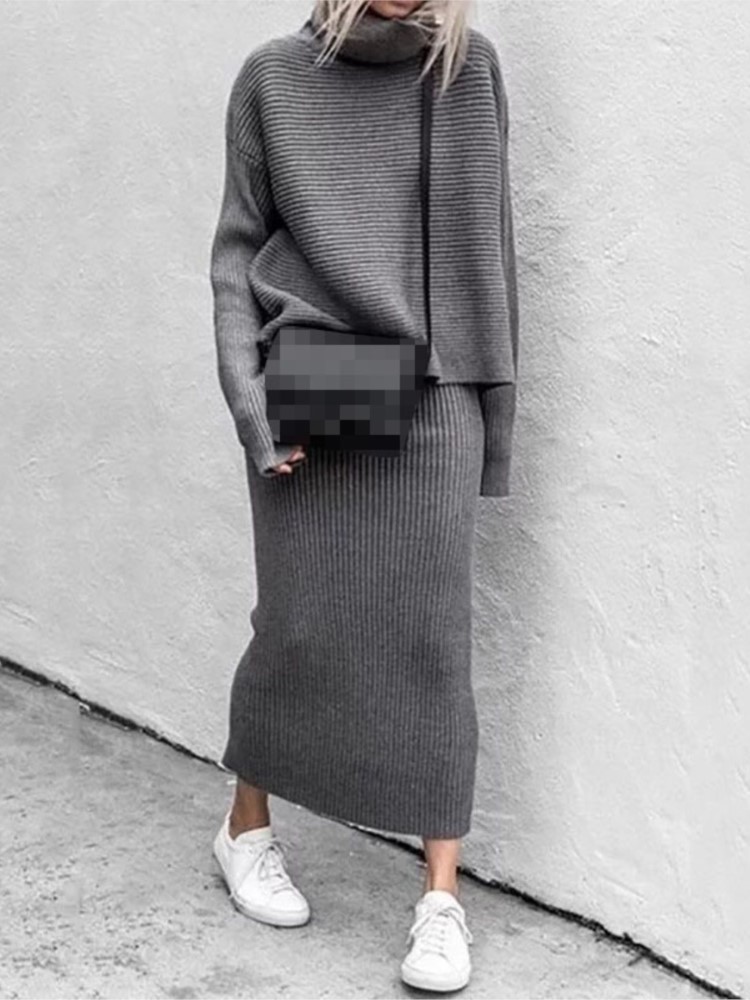 Nouvel ensemble jupe mi-longue - Winter Clothing Sale avis et prix