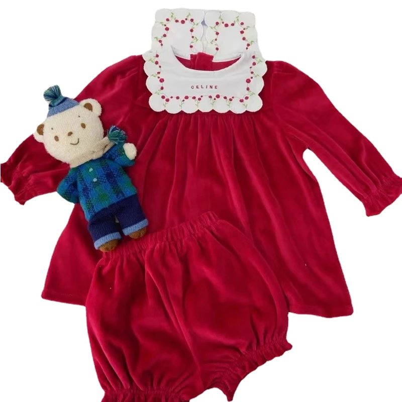 Robe de princesse rétro en vel - Winter Clothing In Spanish avis et prix