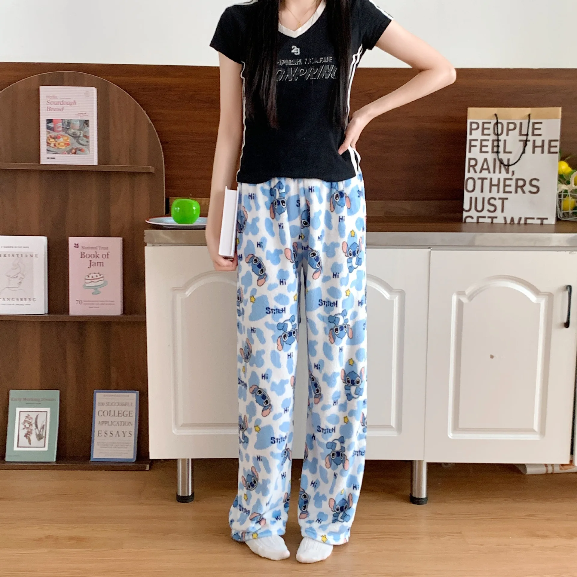 Pyjama en flanelle motif Stitc - Winter Cloth avis et prix
