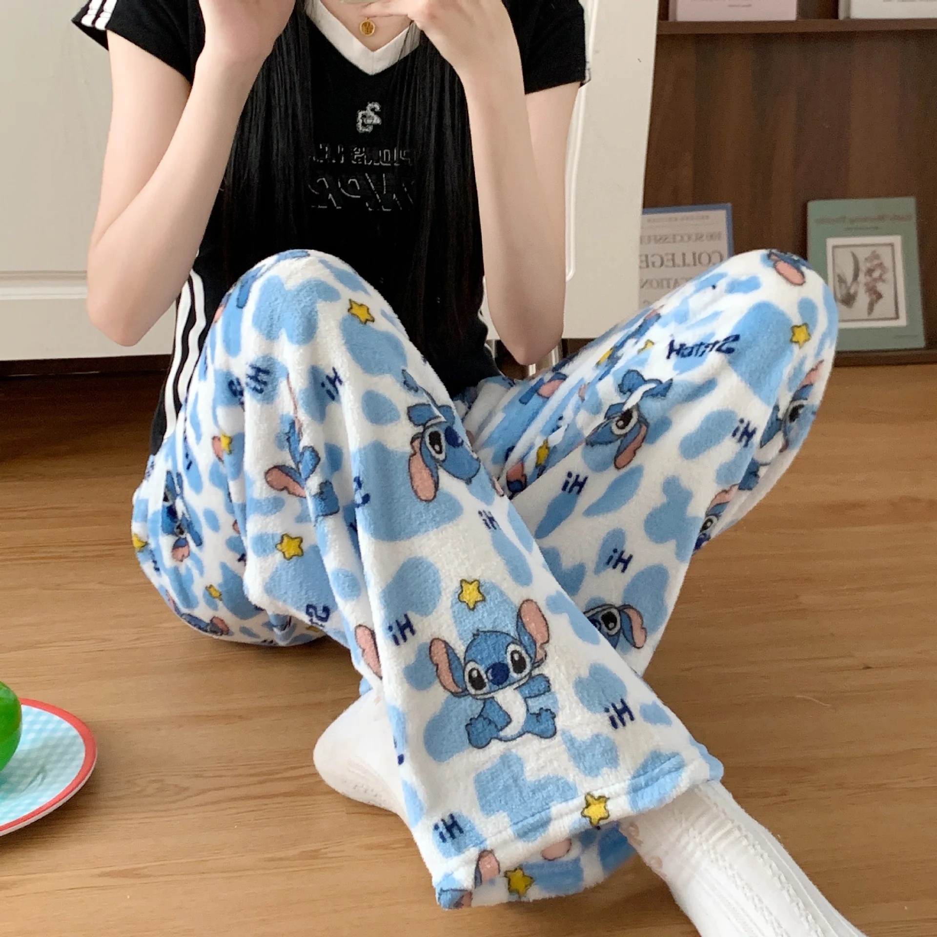 Pyjama en flanelle motif Stitc - Winter Cloth avis et prix